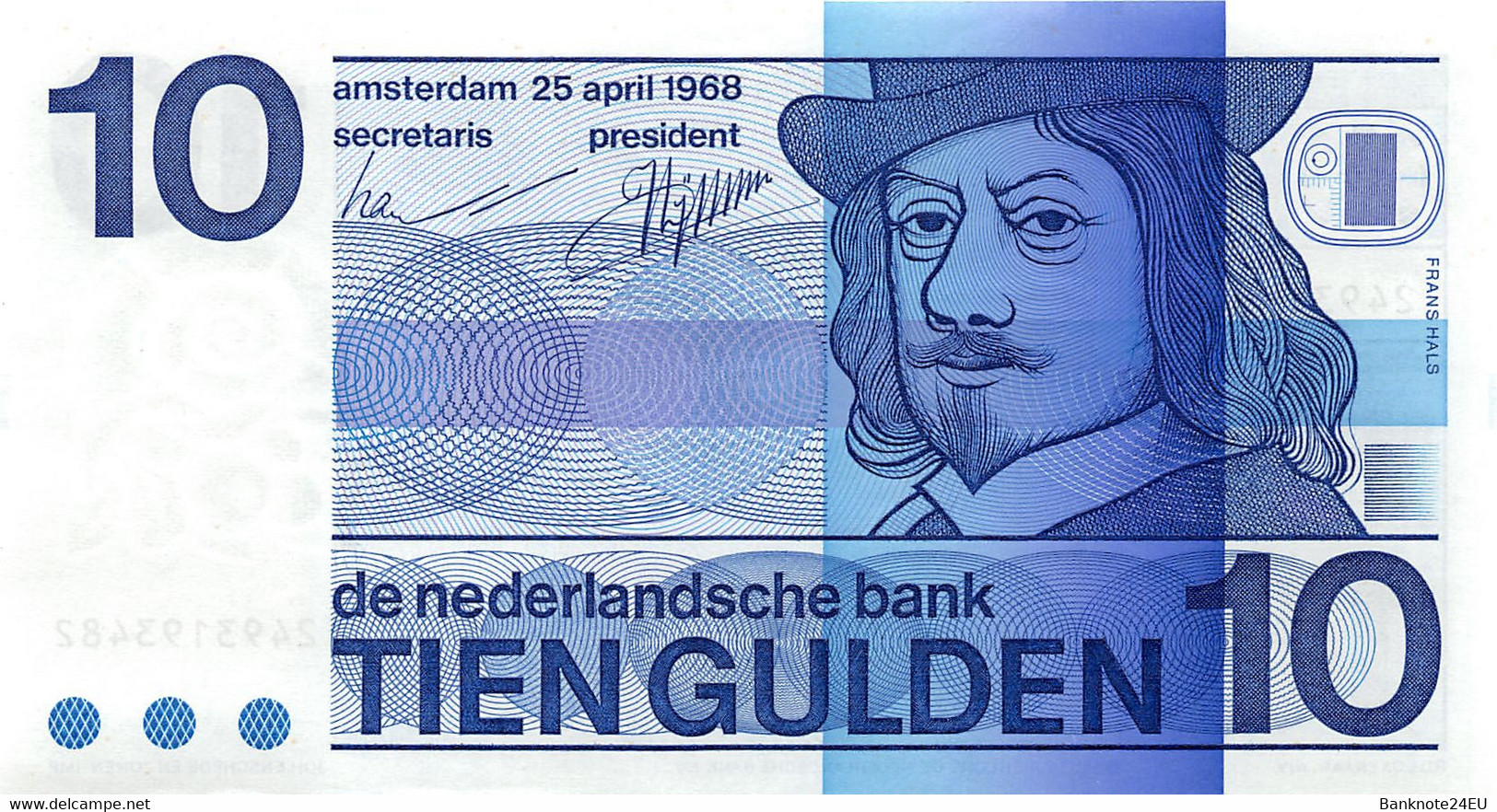 Netherlands 10 Gulden 1997 Unc Pn 99 - 10 Gulden