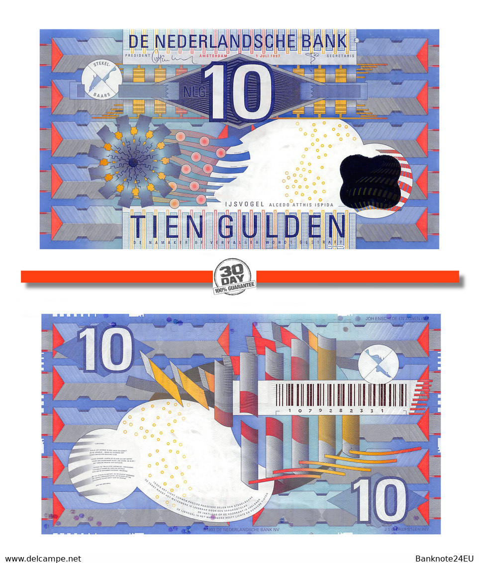 Netherlands 10 Gulden 1997 Unc Pn 99 - 10 Gulden