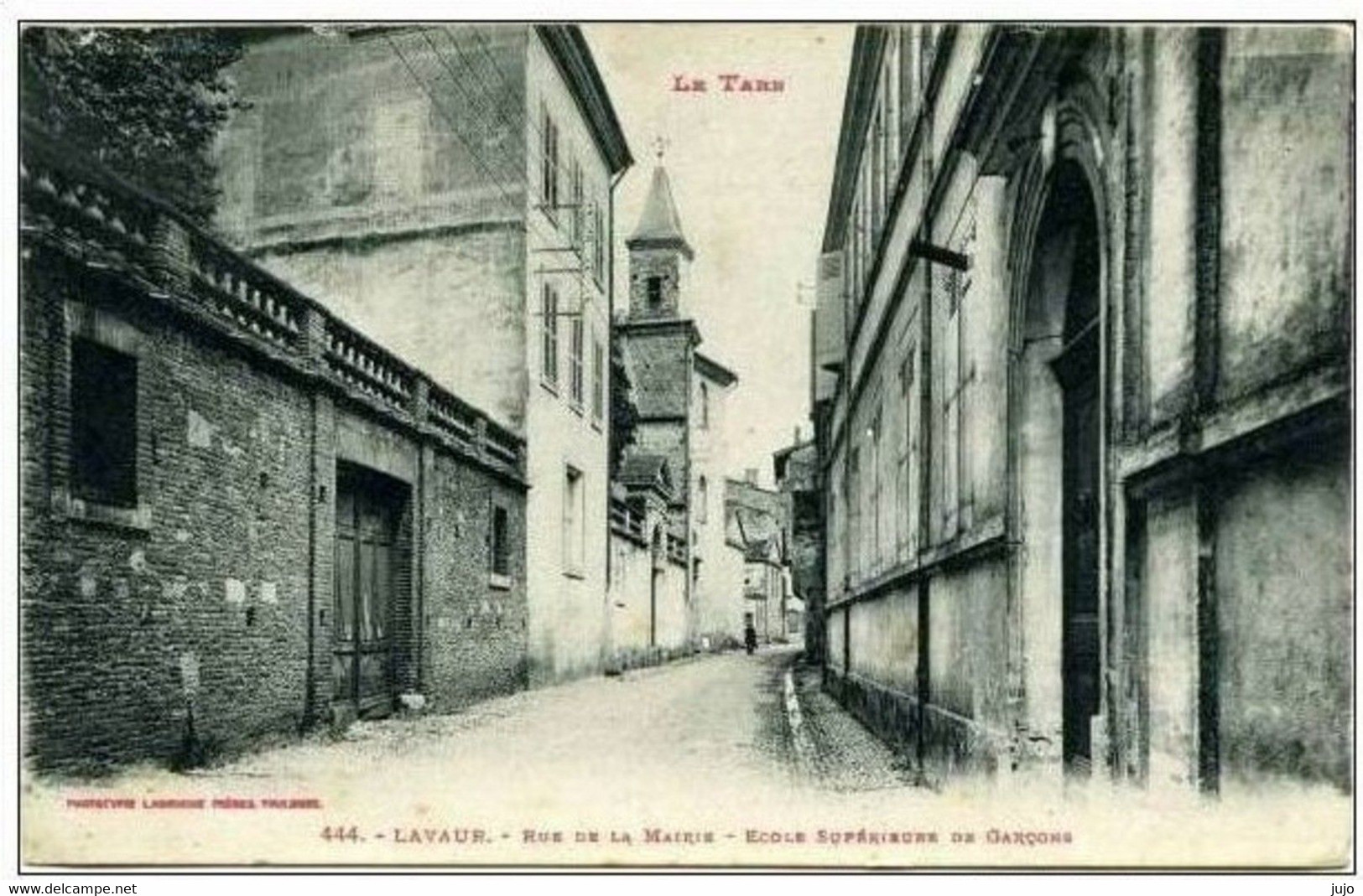 81 - Le Tarn -  LAVAUR - Rue De La Mairie - Ecole Supérieur  De Garçons - Lavaur
