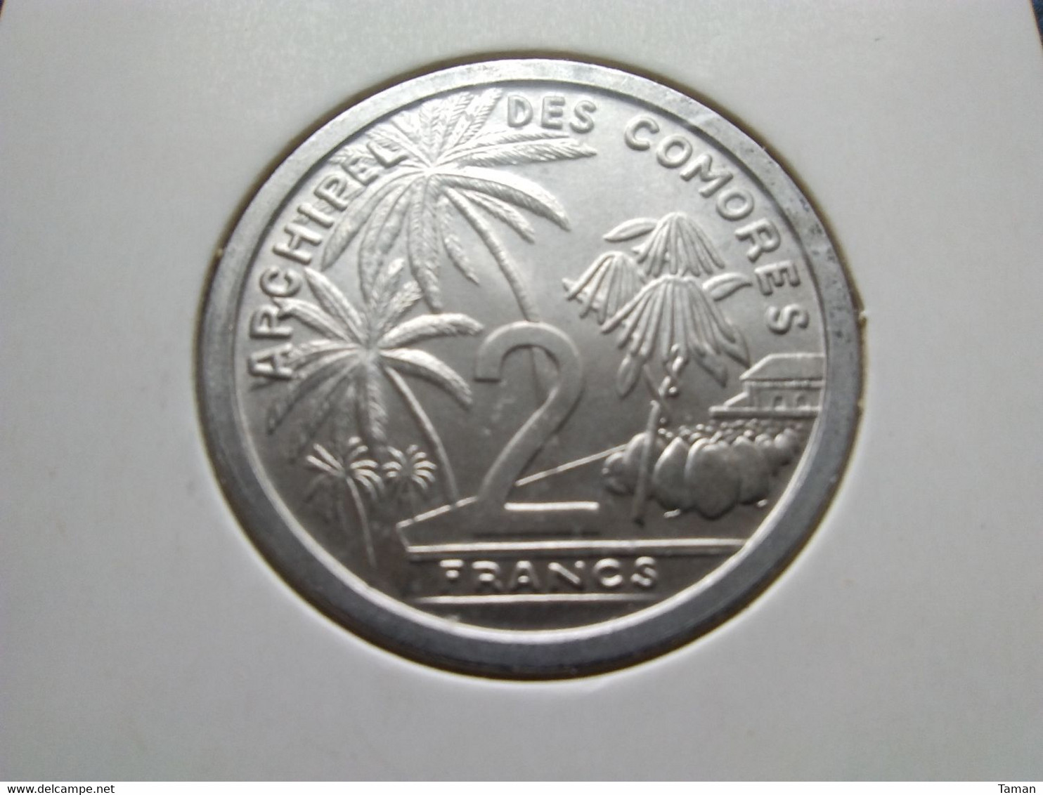 COMORES   -  2 Francs  1964   -- UNC -- - Comoros