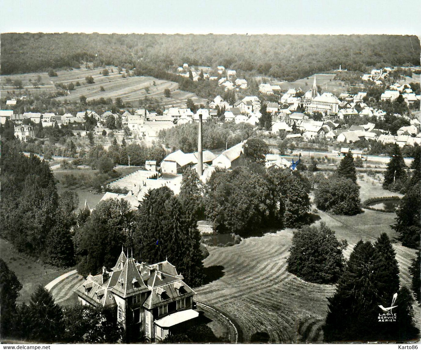 Rougemont Le Château * Vue Générale Du Village Et Château Millet * Usine Industrie Cheminée - Rougemont-le-Château