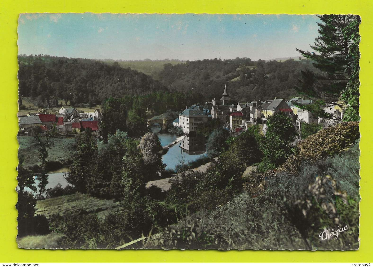 23 La Creuse à LA CELLE DUNOISE Vers Dun Le Palestel VOIR DOS Postée De Guéret En 1957 Exclusivité André Leconte - Dun Le Palestel