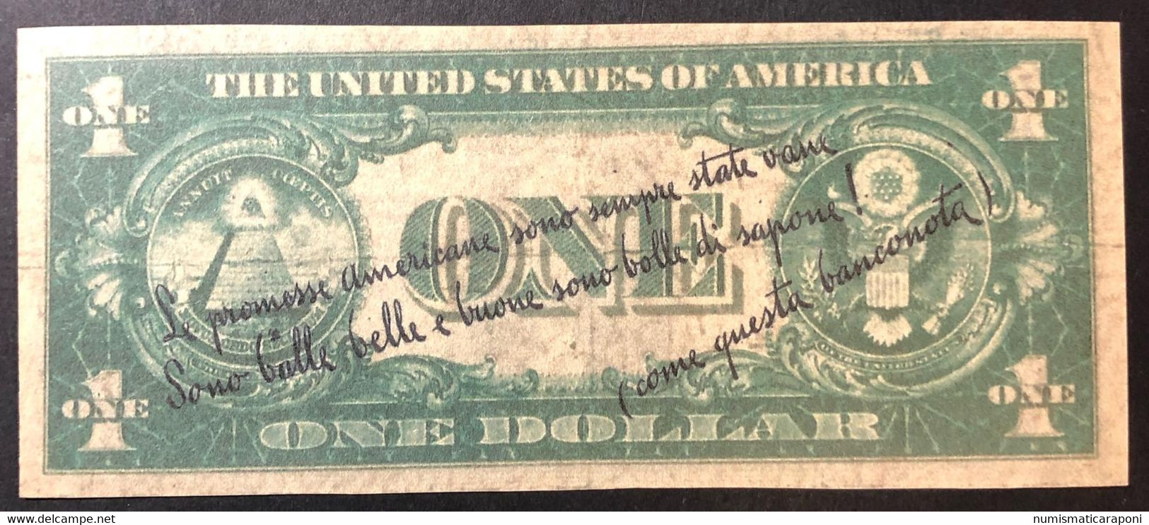 1 $ Staffel 1944 Le Promesse Americane Sono Sempre State Vane Sono Balle Belle E Buone Sono Bolle Di Sapone!  Lotto.2922 - Other & Unclassified