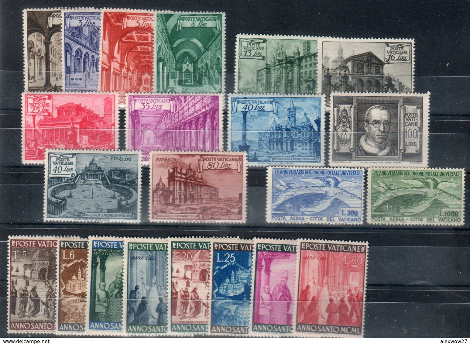 Vaticano 1949 -Annata Completa +PA - **MNH /VF - Annate Complete