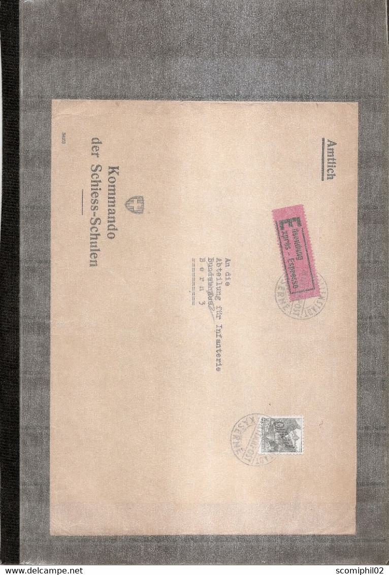 Suisse ( Lettre Exprès Par Poste Militaire De 1945 De Wallenstadt Vers Berne à Voir) - Covers & Documents