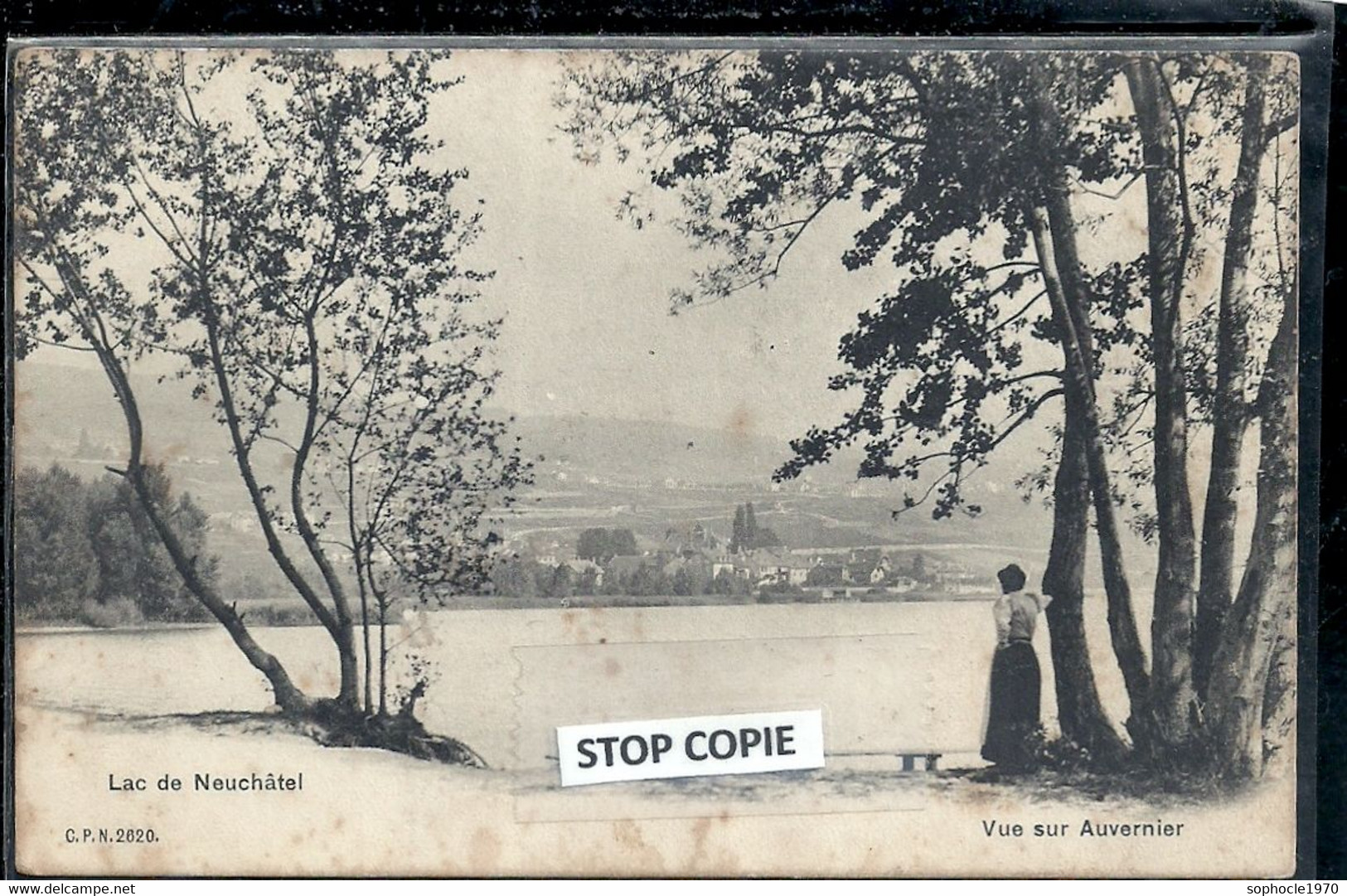 05 - 2022 - SDV122 - SUISSE - SCHWEIZ - SVIZZERA - NEUFCHATEL - Le Lac Vue Sur AUVERNIER - Auvernier