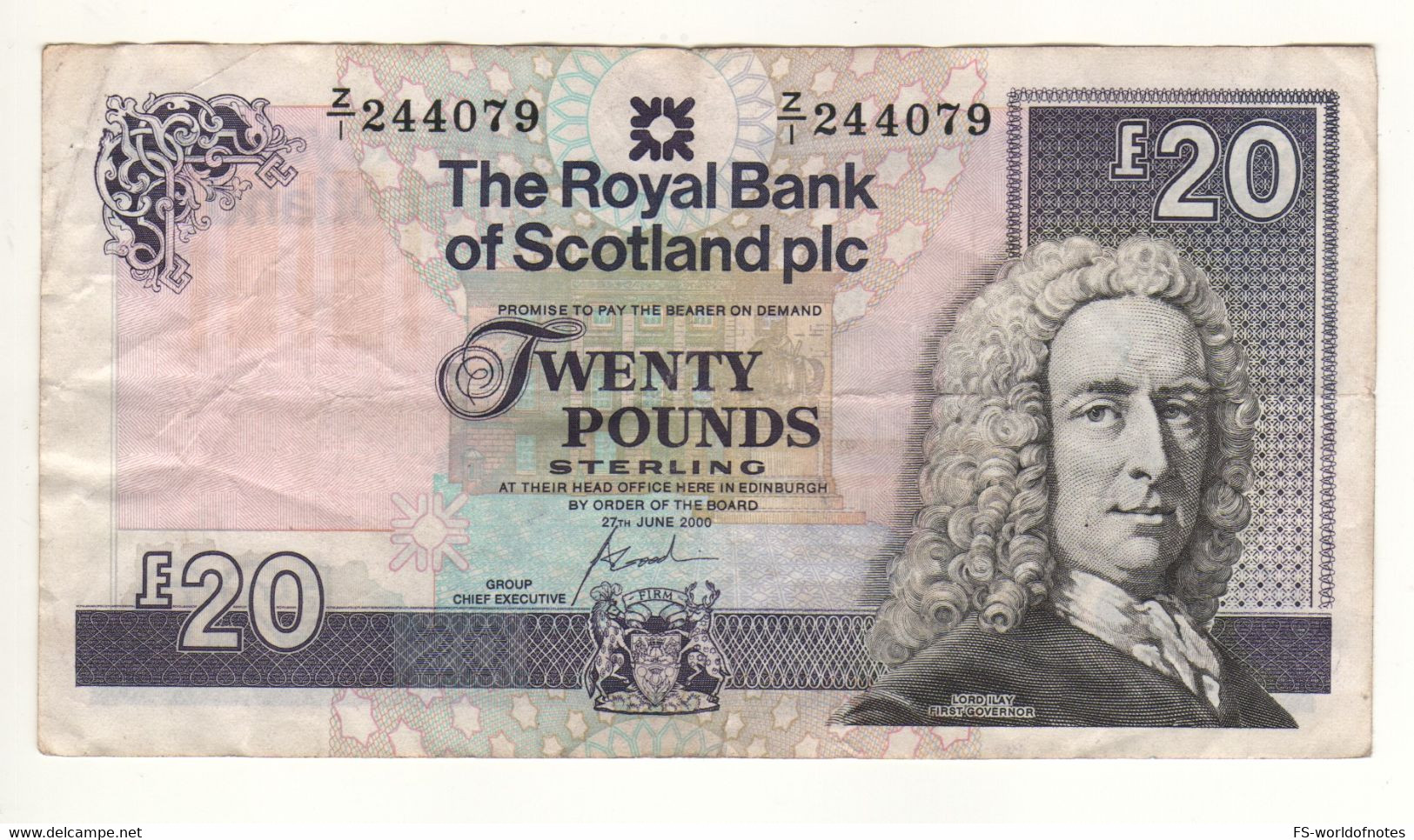 GREAT BRITAIN £20 Pounds 2015 P392c Cleland UK Bank of England aUNC Banknote 