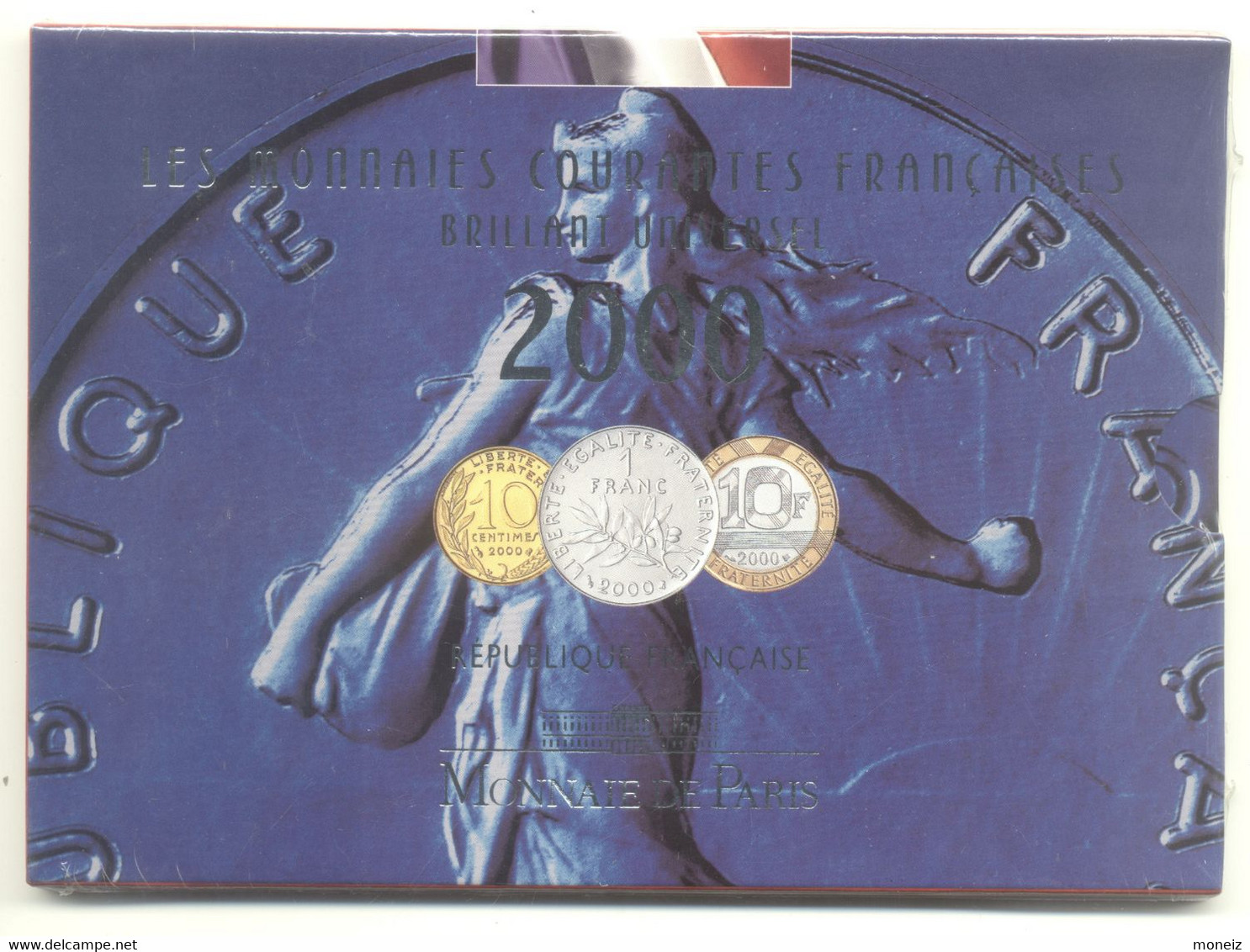 COFFRET 2000 MONNAIE BU FDC NEUF SOUS BLISTER D ORIGINE - BU, Proofs & Presentation Cases