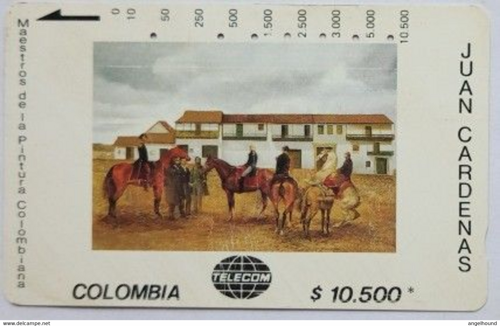 Colombia $10,500 Juan Cardenas " Plaza De Bolivar" - Colombia