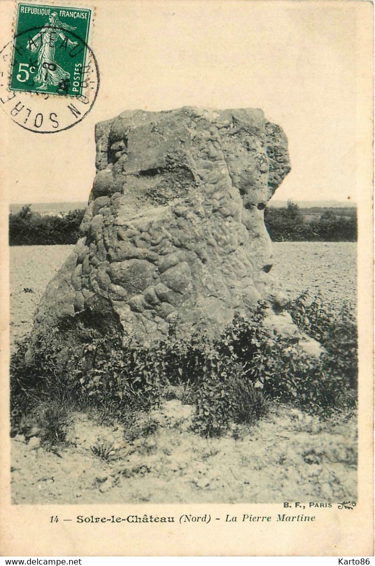 Solre Le Château * Vue Sur La Pierre Martine * Monolithe Menhir - Solre Le Chateau