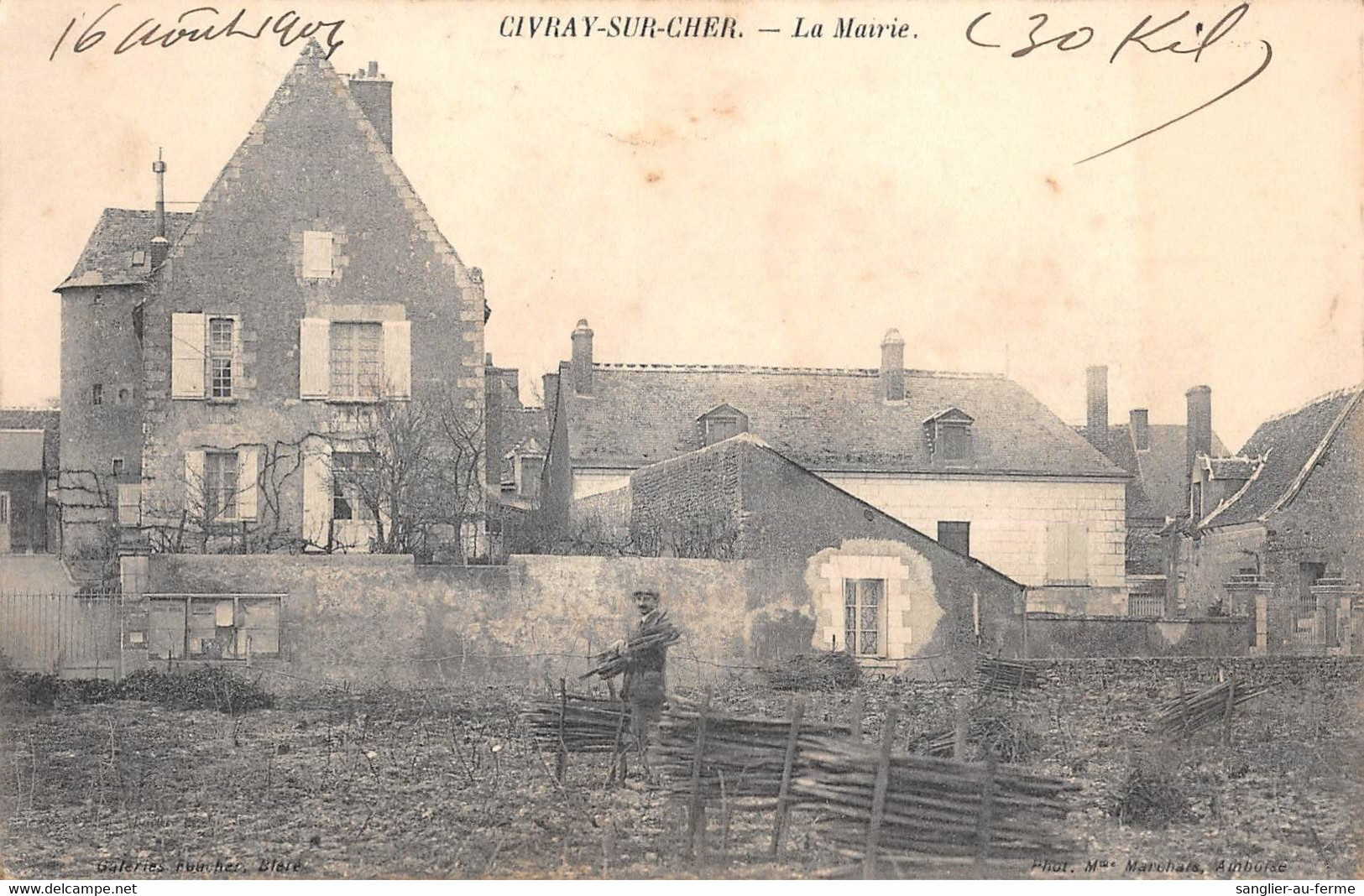 CPA 37 CIVRAY SUR CHER LA MAIRIE - Sonstige & Ohne Zuordnung