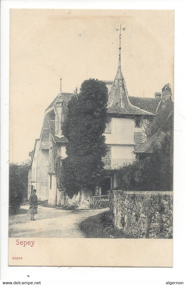 30090 - Sepey Le Sépey Belle Maison Et Homme Devant 80900 - Ormont-Dessous