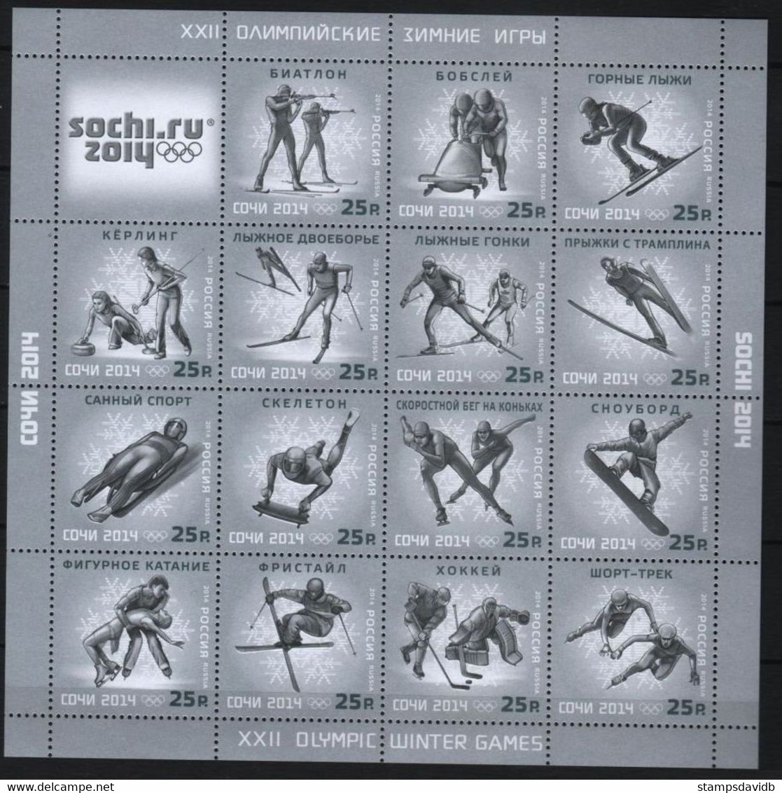 2014 Russia 1761-63,1873-78,1942-44,75-77KL 2014 Olympic Games In Sochi 45,00 € - Unused Stamps