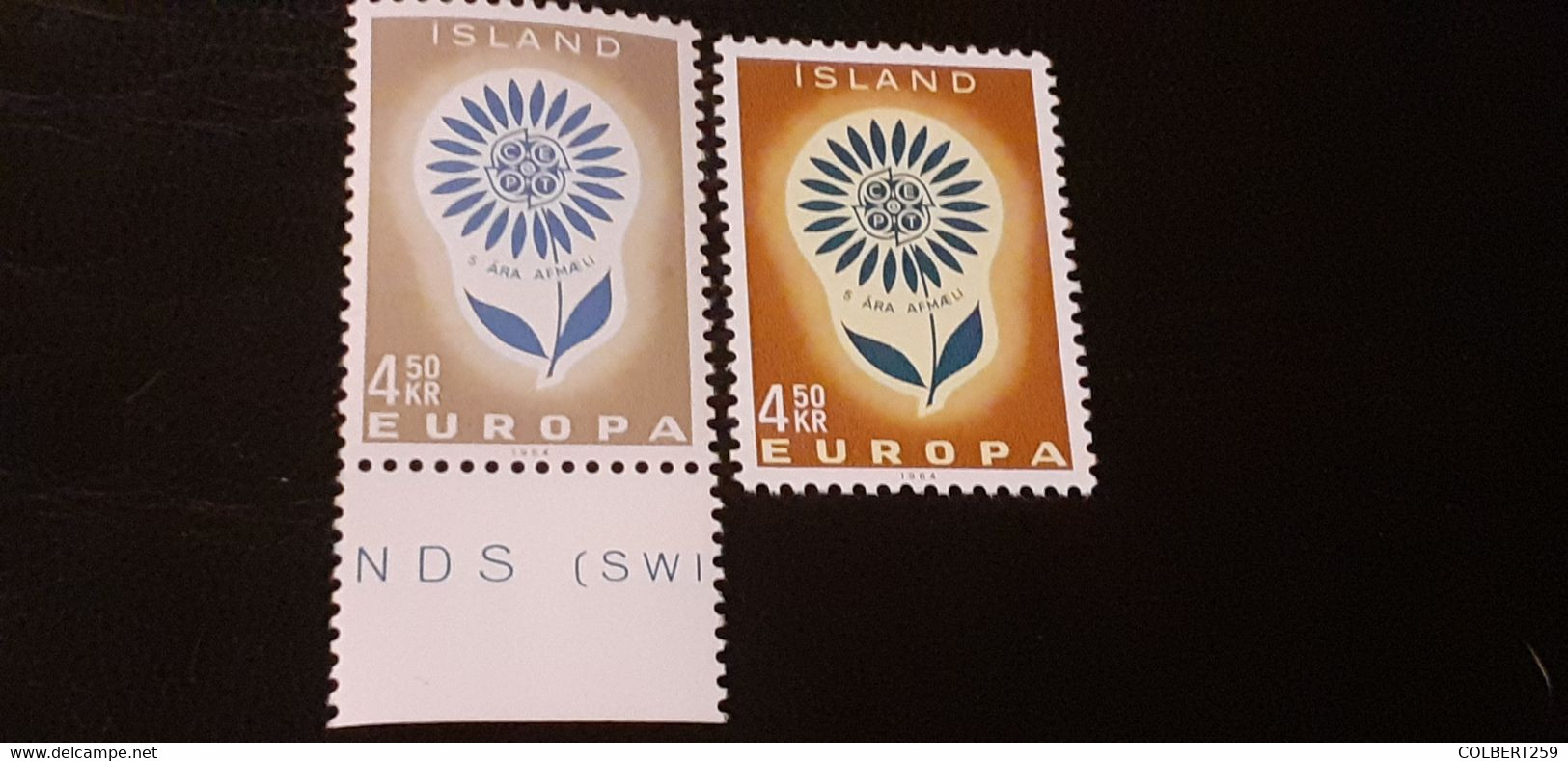 ISLANDE VARIÉTÉS SUR 340 NEUFS **SUPERBES - Imperforates, Proofs & Errors