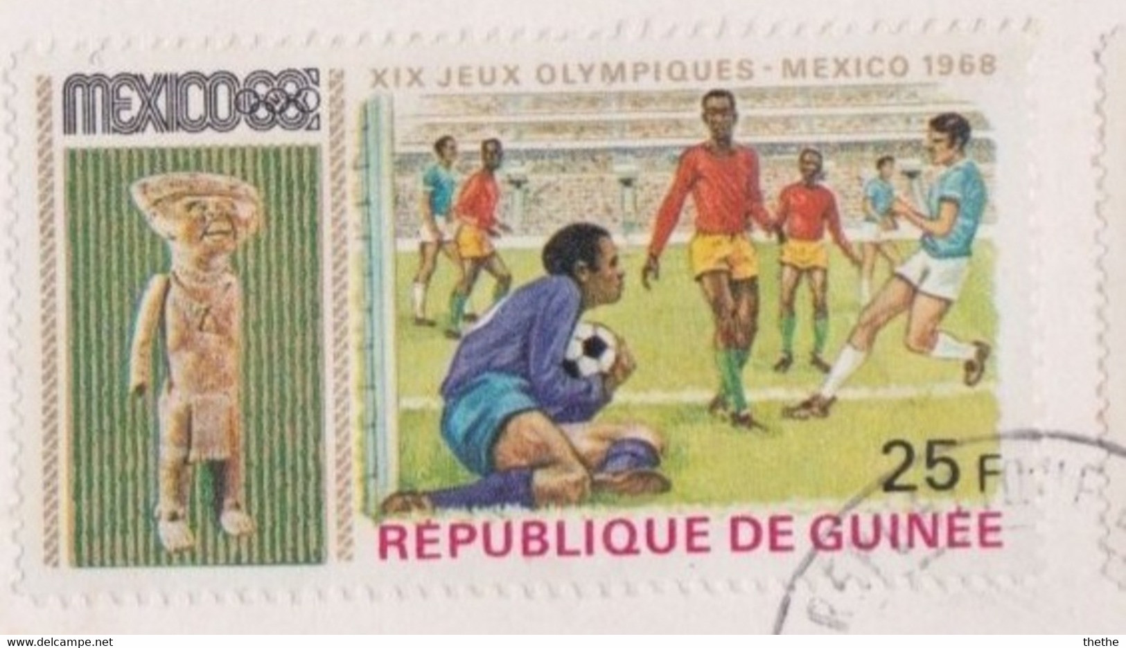 GUINEE - Football - JO Mexico 1968 - Used Stamps