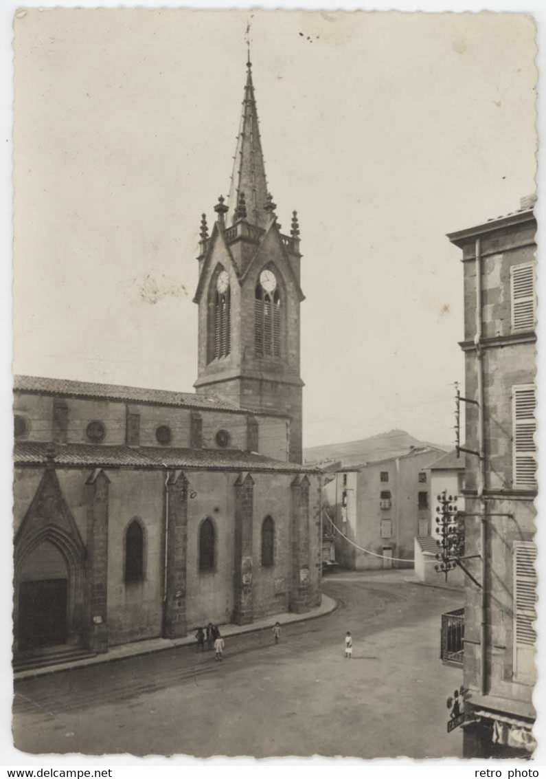 Cpsm Puy De Dôme - Aubière - Place De L'Eglise - Aubiere