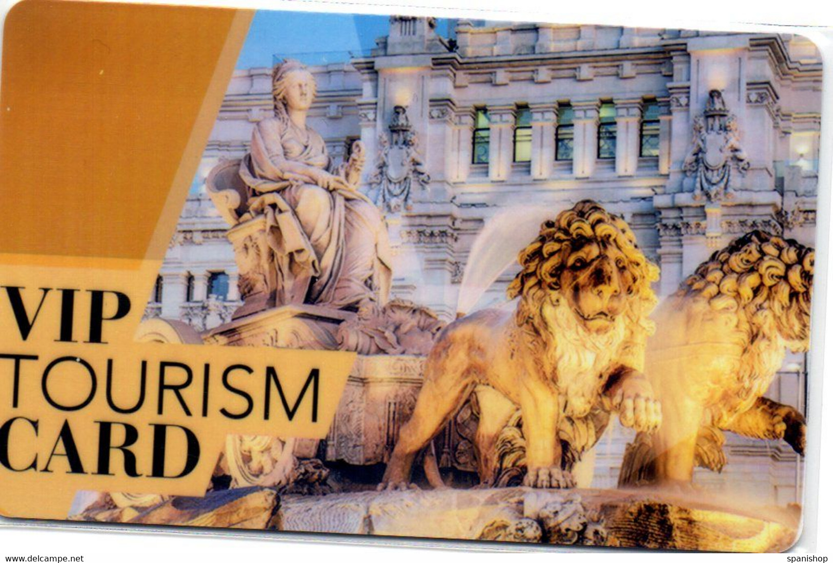 Spain Tourist Tourism Card Tarjeta Turística VIP Madrid Cibeles - Matériel Et Accessoires