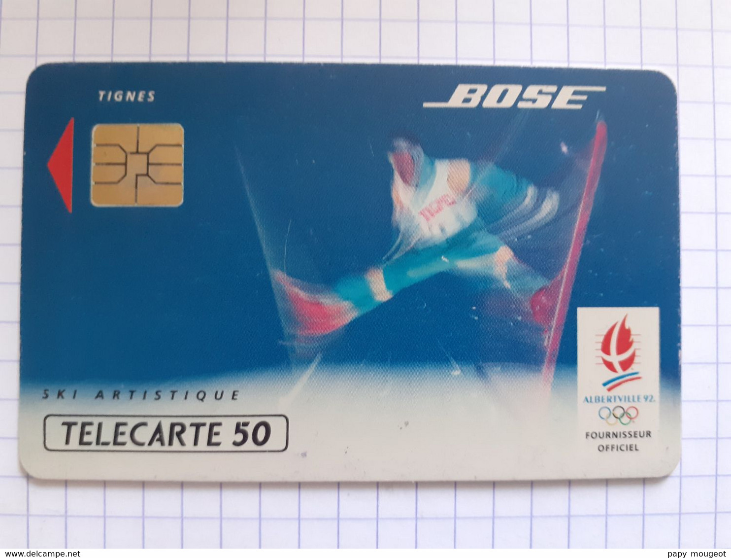 F219 Bose Ski Artistique 50U SO3 12/91 N° A 1B5544 - Jeux Olympiques