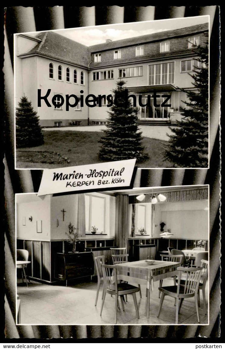 ÄLTERE POSTKARTE KERPEN BEZIRK KÖLN MARIEN-HOSPITAL KRANKENHAUS Marienhospital Ansichtskarte AK Postcard - Kerpen