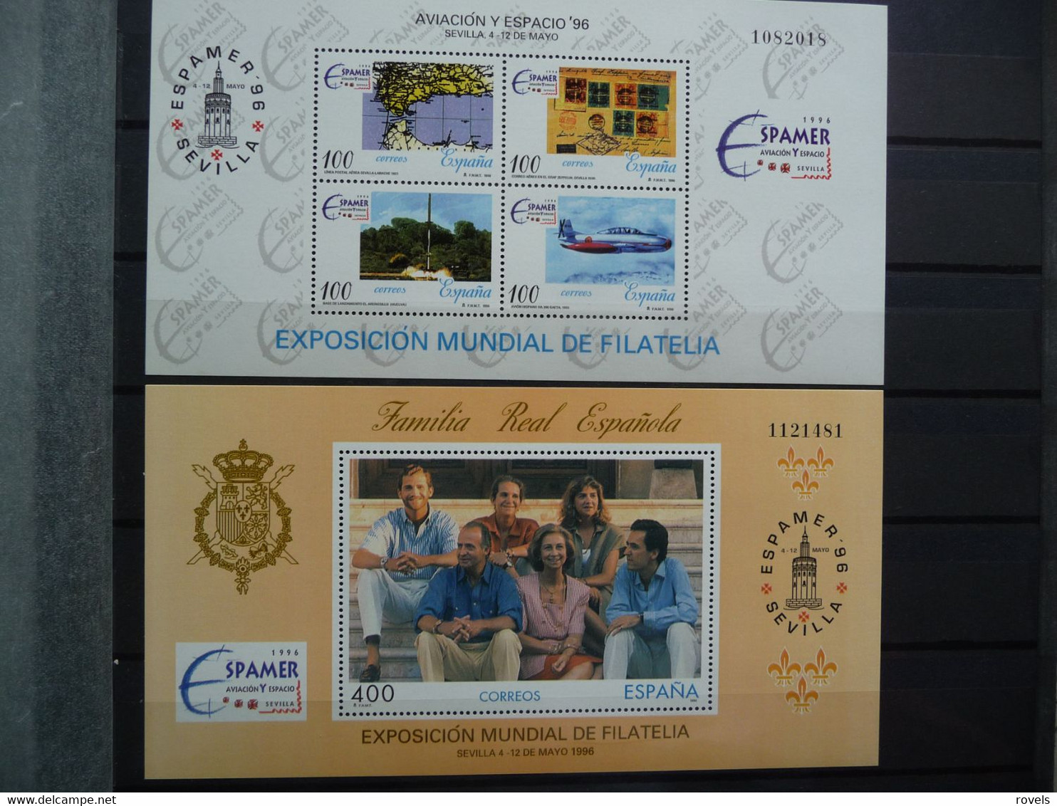 (MNH)  Spain 1996 Mi Block 65 AND 64 MNH - Blocs & Hojas