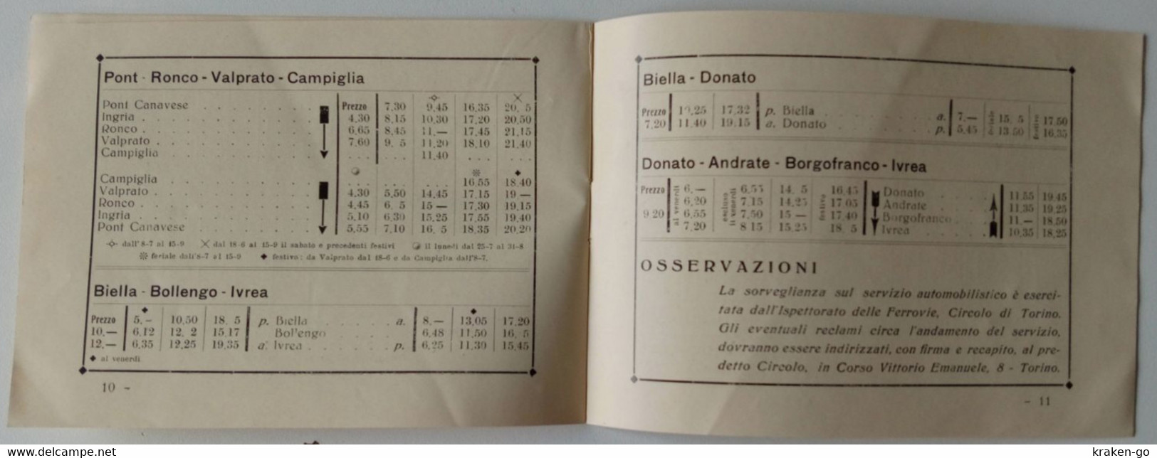 Orario Estivo Linee Ferroviarie ed Automobilistiche Valle d'Aosta e Canavese