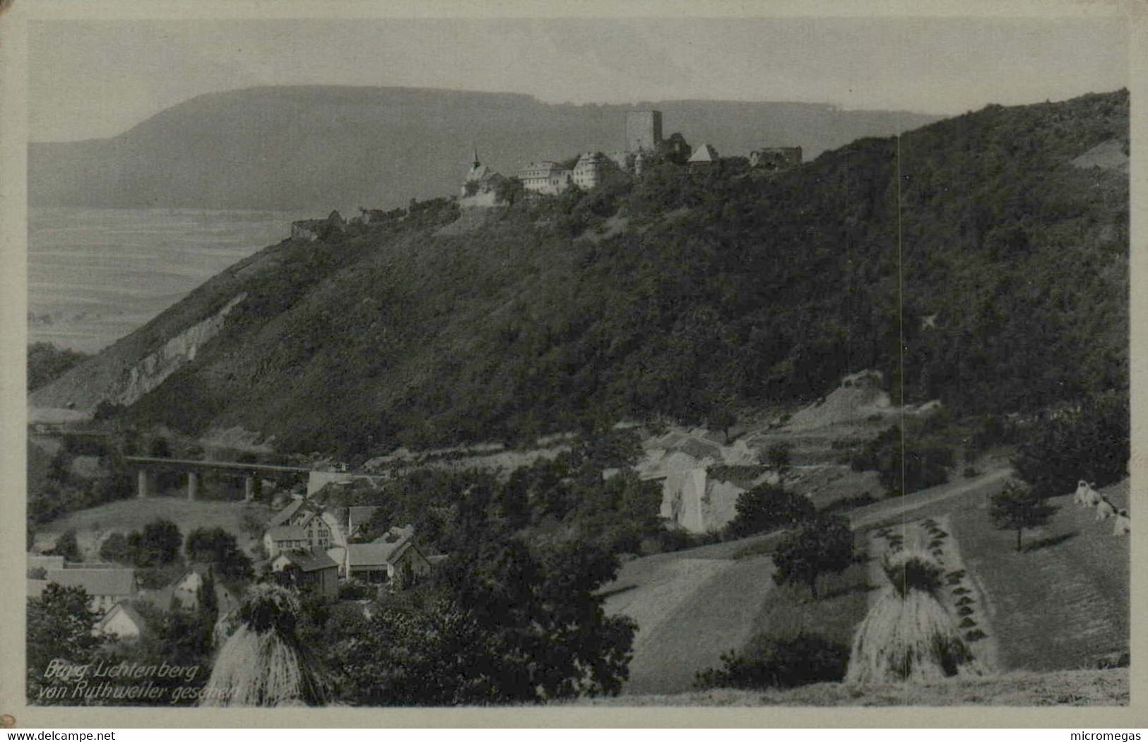 Burg Lichtenberg Von Ruthweiler Gesehen - Kusel