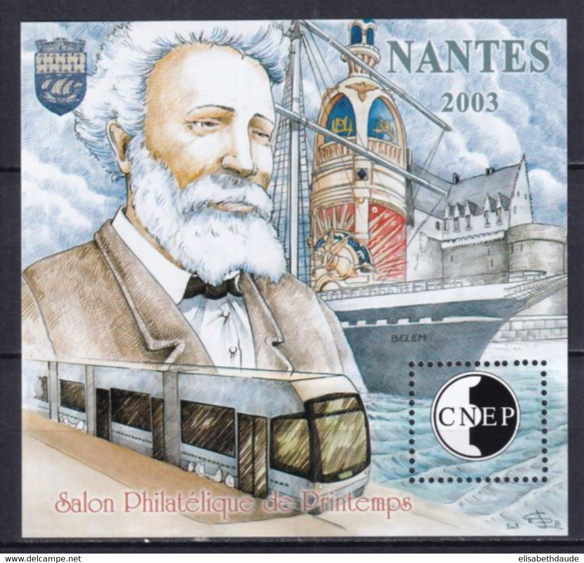 CNEP - 2003 - BLOC SALON JULES VERNE De NANTES - YVERT N°38 ** MNH - CNEP