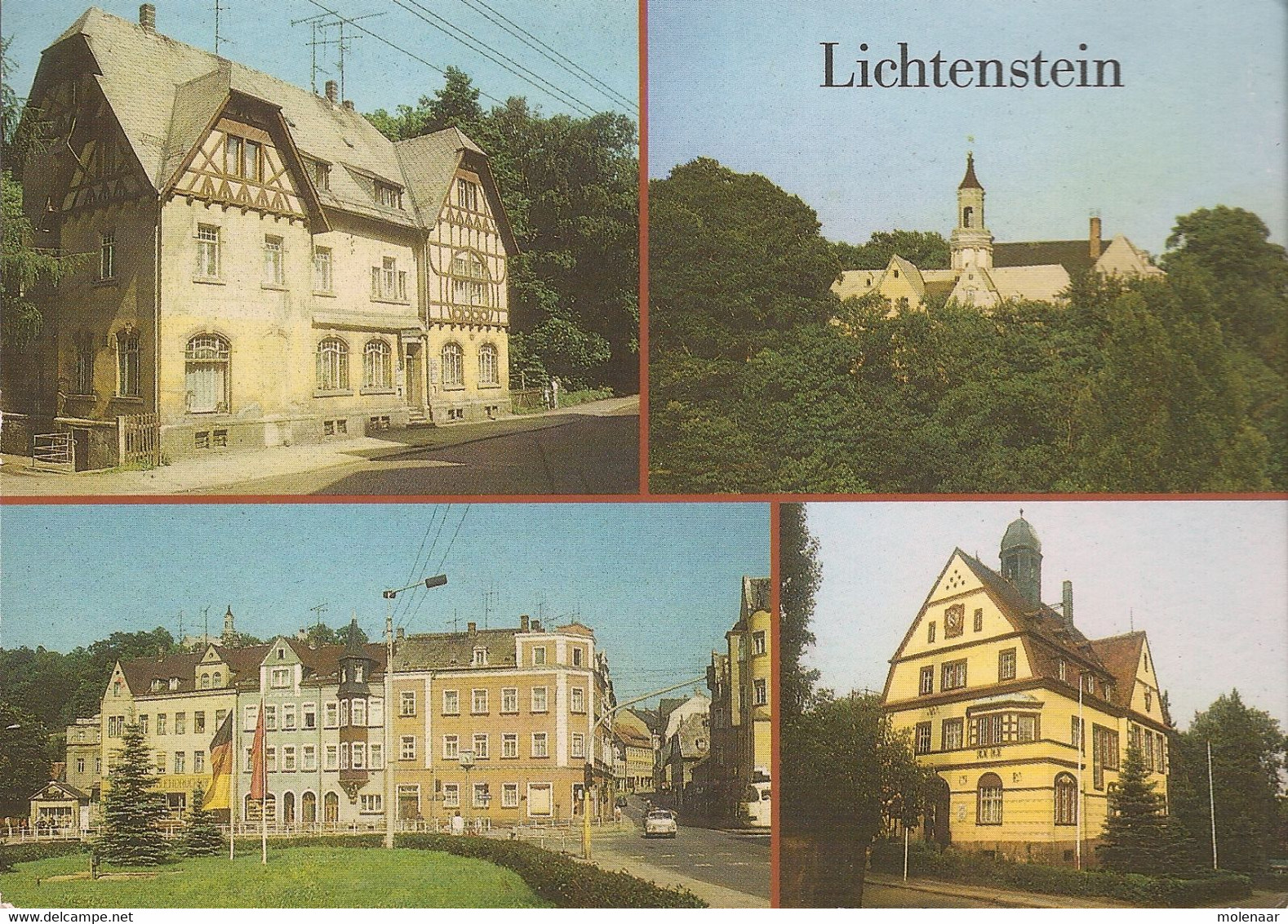 Duitsland Postkaart Lichtenstein Gebruikt (6174) - Lichtenstein