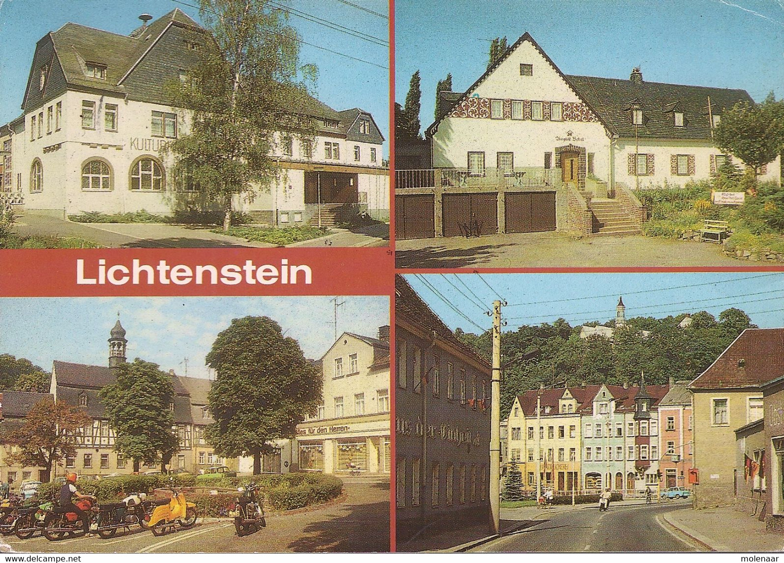 Duitsland Postkaart Lichtenstein Gebruikt (6175) - Lichtenstein