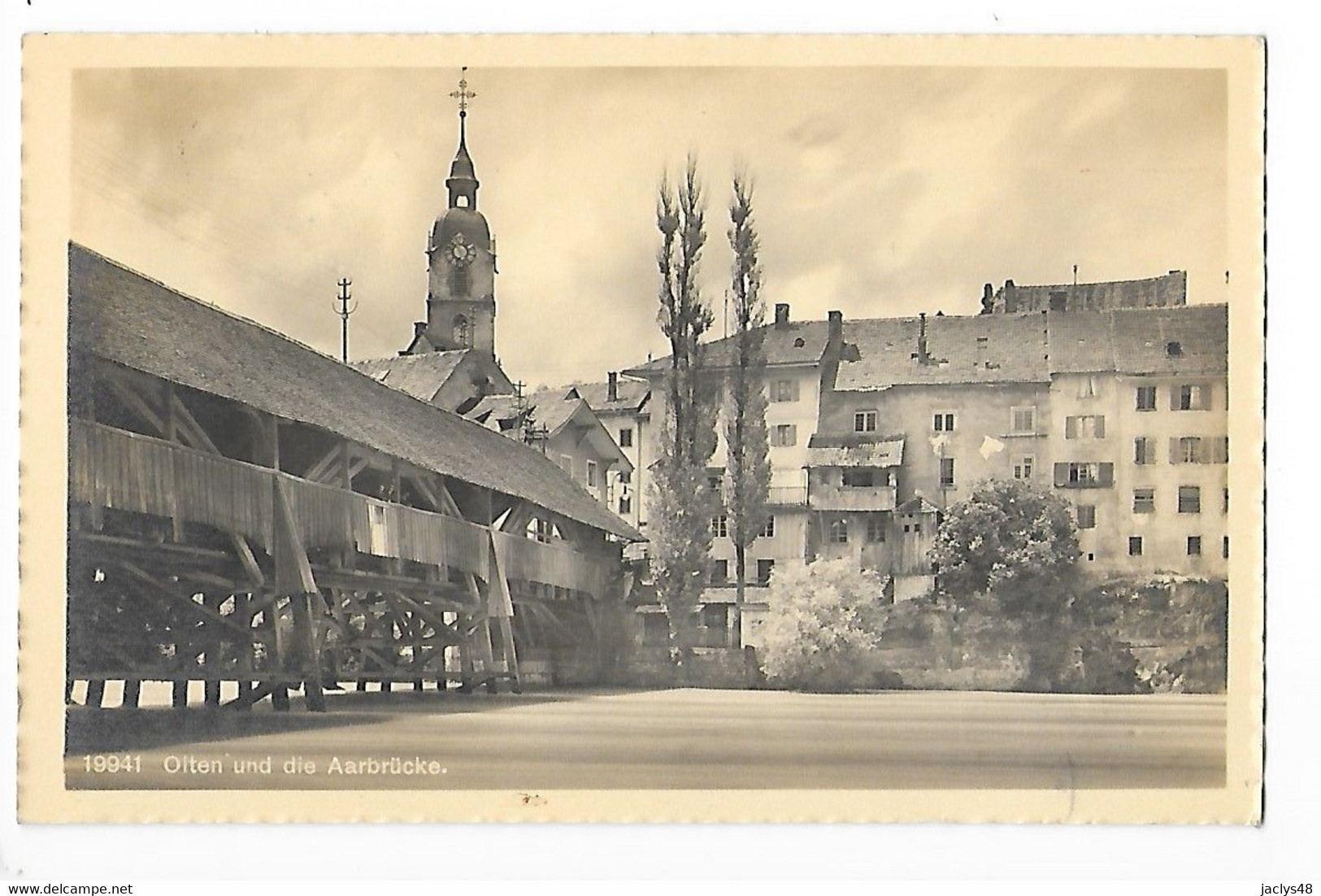 OLTEN  (suisse)  Die Aarbrücke - Olten