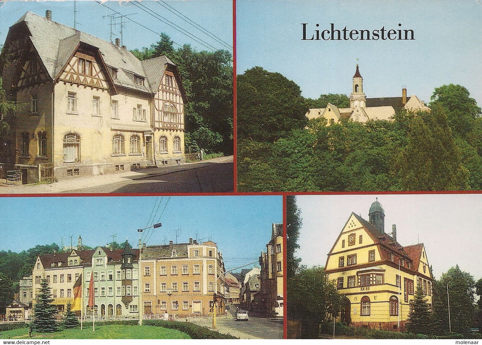 Duitsland Postkaart Lichtenstein Gebruikt (6182) - Lichtenstein