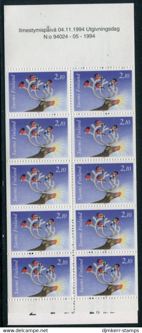 FINLAND 1994 Christmas Booklet MNH / **.  Michel 1274 Dl-Dr - Unused Stamps