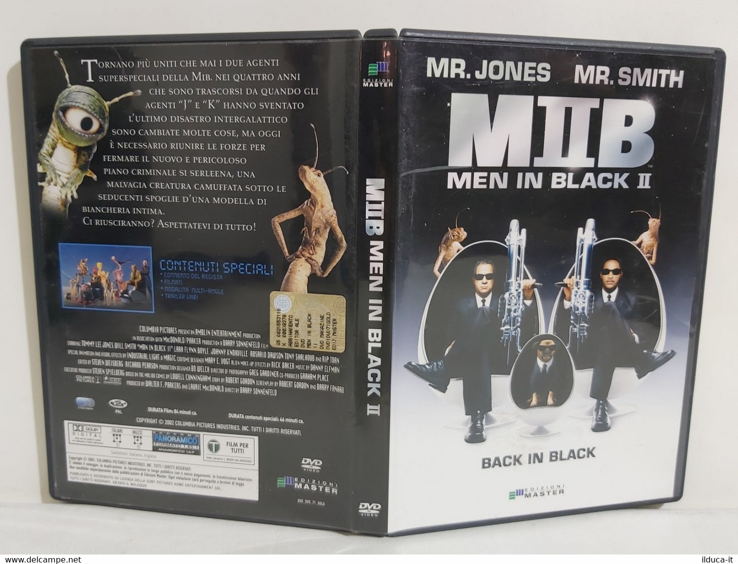 I105461 DVD - MIIB Men In Black II - Will Smith Tommy Lee Jones - Ciencia Ficción Y Fantasía