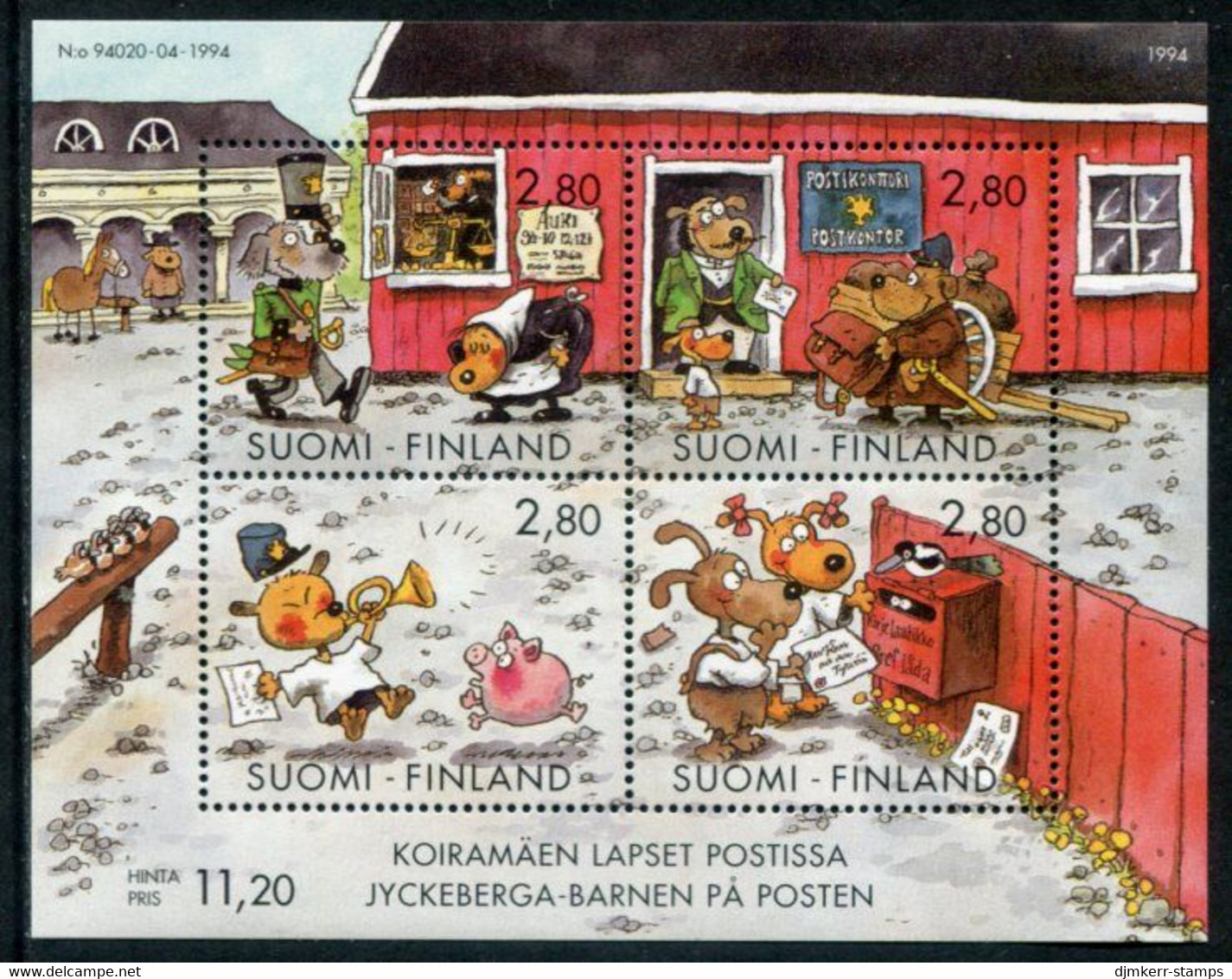 FINLAND 1994 Comics Block MNH / **.  Michel Block 14 - Ongebruikt