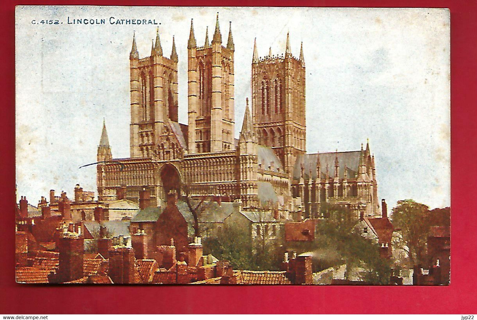 CP Angleterre Lincoln Cathedral - Ed Photochrom London & Tunbridge Wells - Lincoln