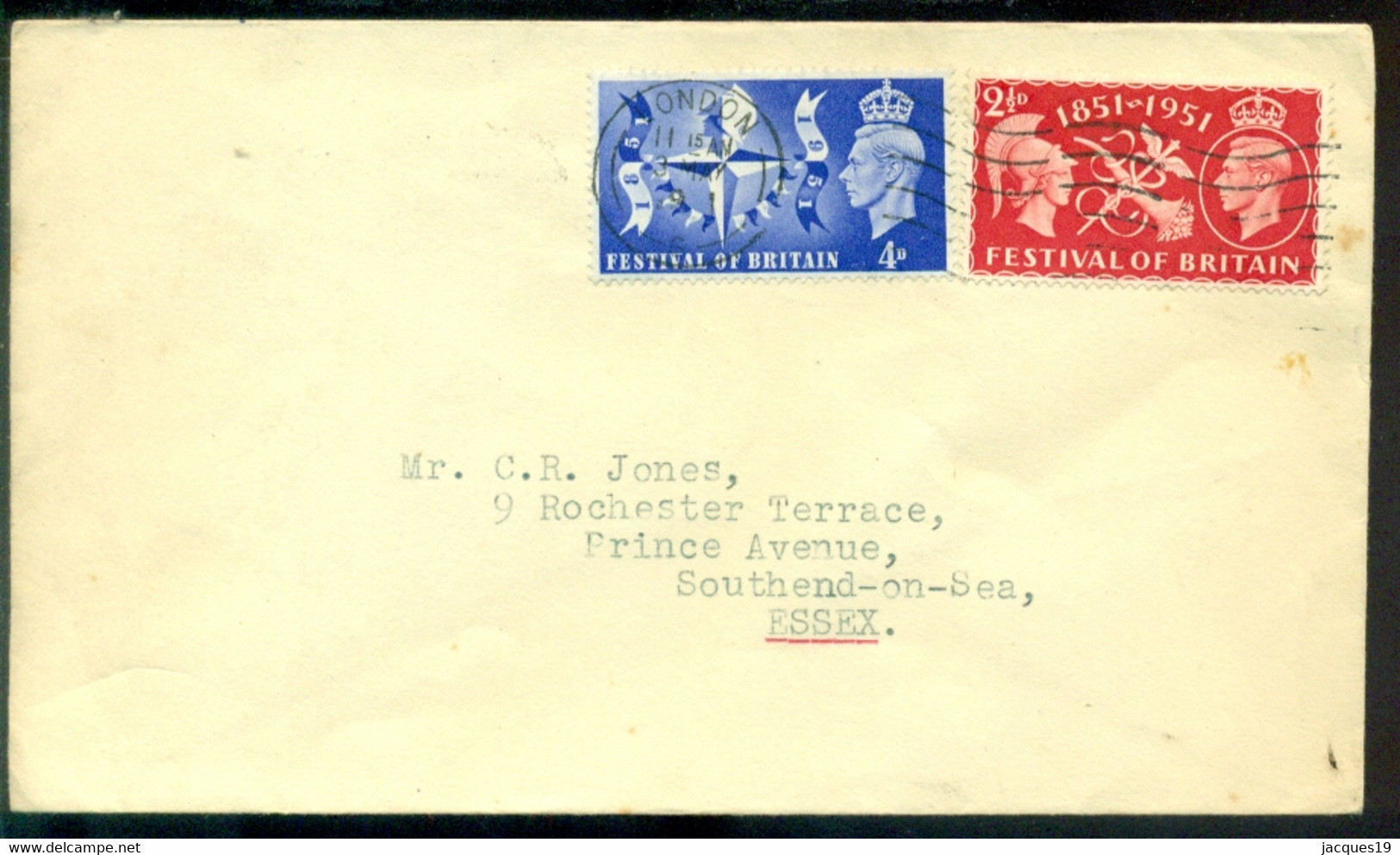 Great Britain 1951 FDC Festival Of Britain SG 513-514 - ....-1951 Pre Elizabeth II