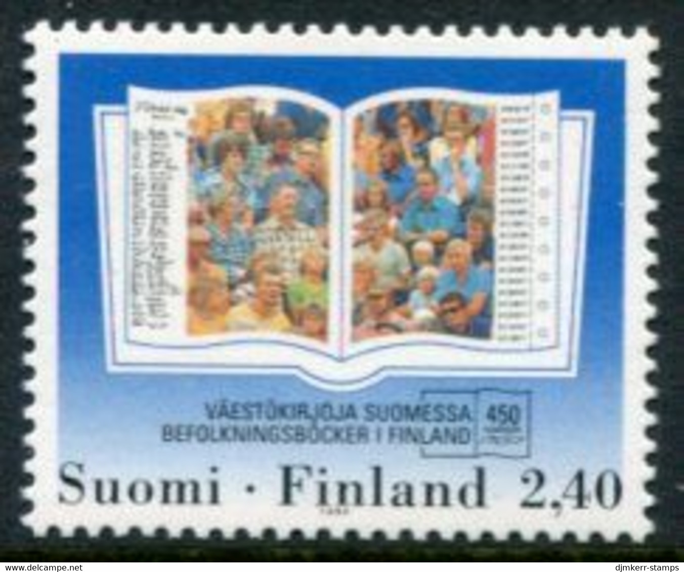 FINLAND 1994 Population Registers MNH / **.  Michel 1269 - Ungebraucht