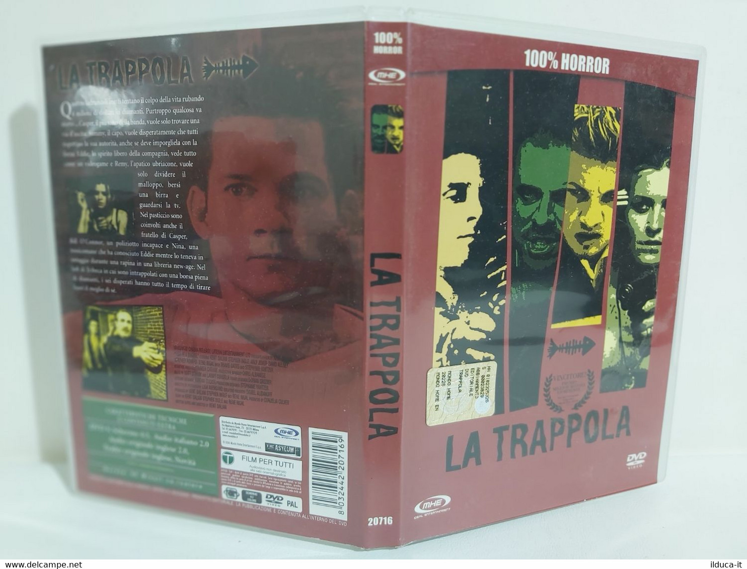 I105497 DVD - La Trappola - 100% Horror - Regia Kent Dalian - Horreur