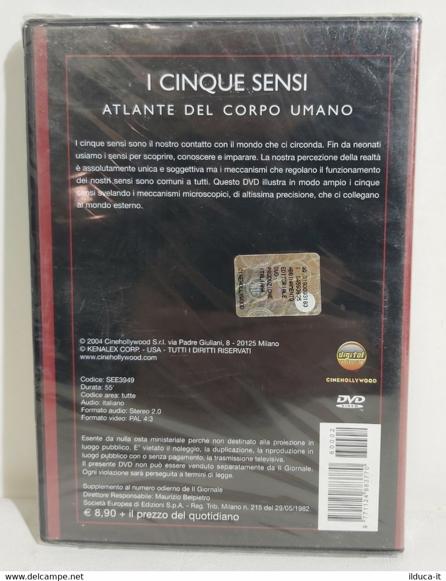 I105503 DVD - I Cinque Sensi - Atlante Del Corpo Umano - SIGILLATO - Documentaires