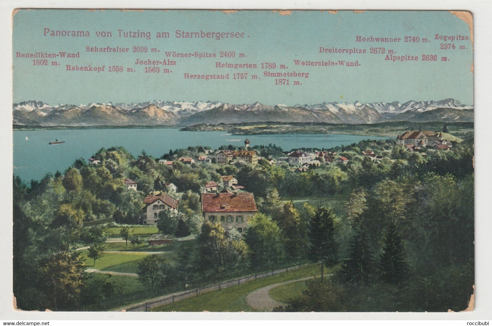 Tutzing, Panorama Am Starnbergersee - Tutzing