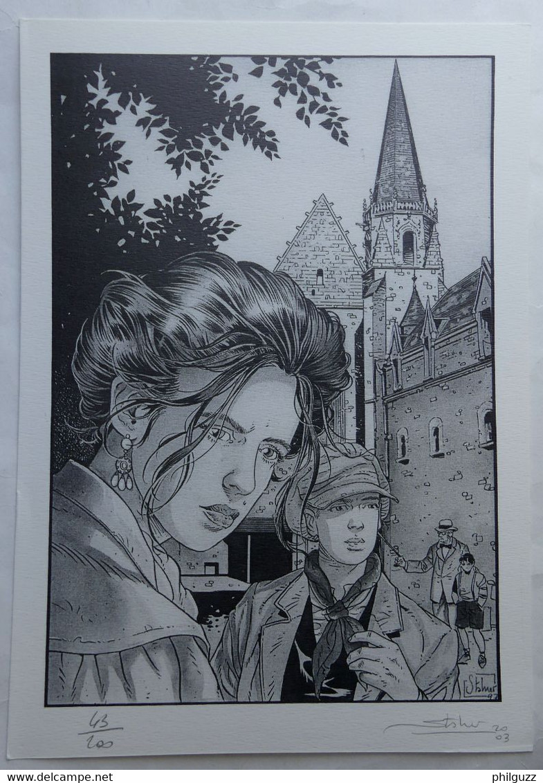 EX LIBRIS STALNER FABIEN M Signé N° 43/200 - Illustrateurs S - V