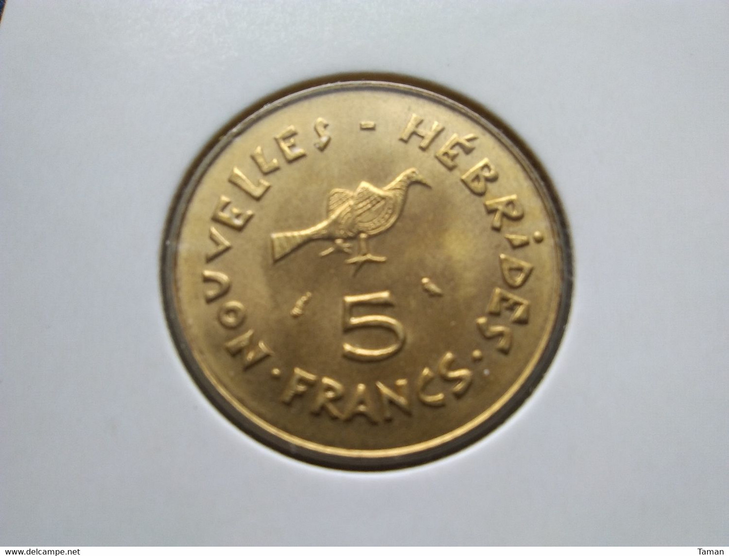 Nouvelles Hébrides   -   5  Francs   1970   -- UNC --    Vanuatu   - - Vanuatu