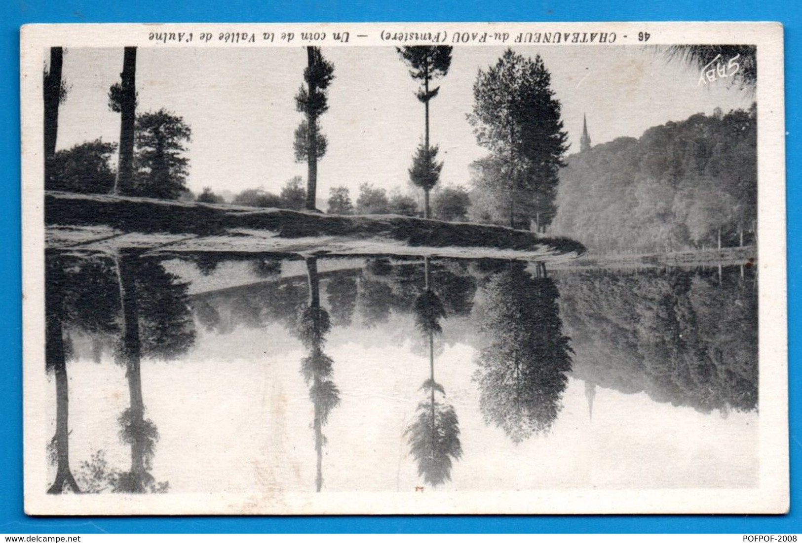 Châteauneuf Du Faou (29 -Finistère) - Un Coin De La Vallée De L'Aulne - Châteauneuf-du-Faou