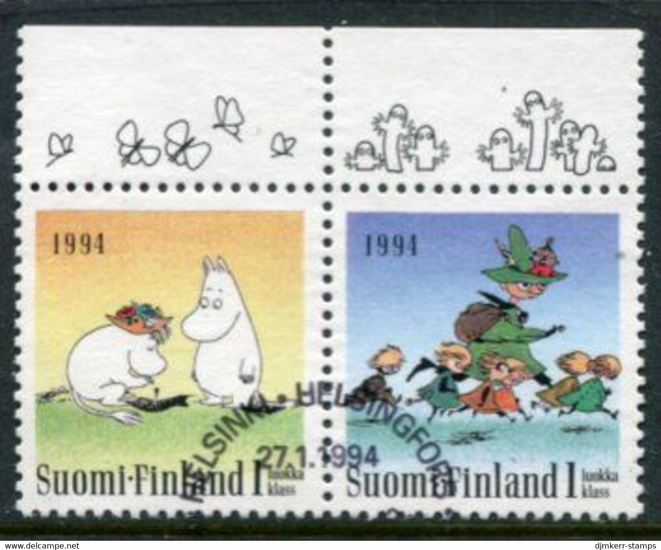 FINLAND 1994 Moomins II  Used.  Michel  1240-41 - Gebruikt