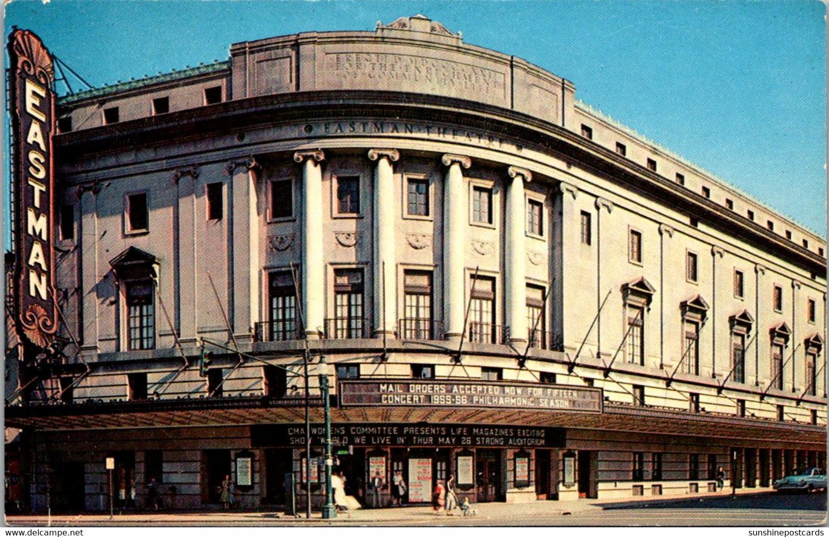 New York Rochester The Eastman Theatre On Main Street - Rochester