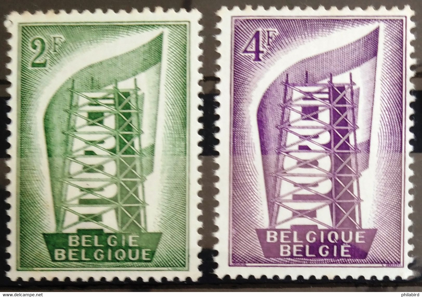 EUROPA 1956 - BELGIQUE                    N° 994/995                   NEUF** - 1956