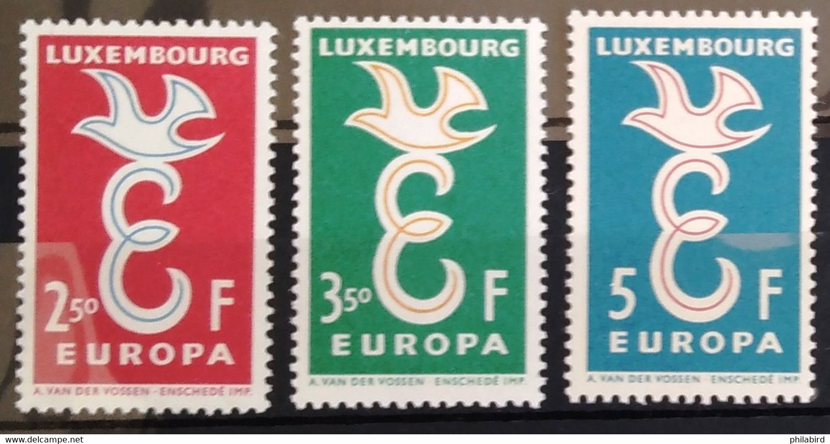 EUROPA 1958 - LUXEMBOURG                 N° 548/550                       NEUF* - 1958