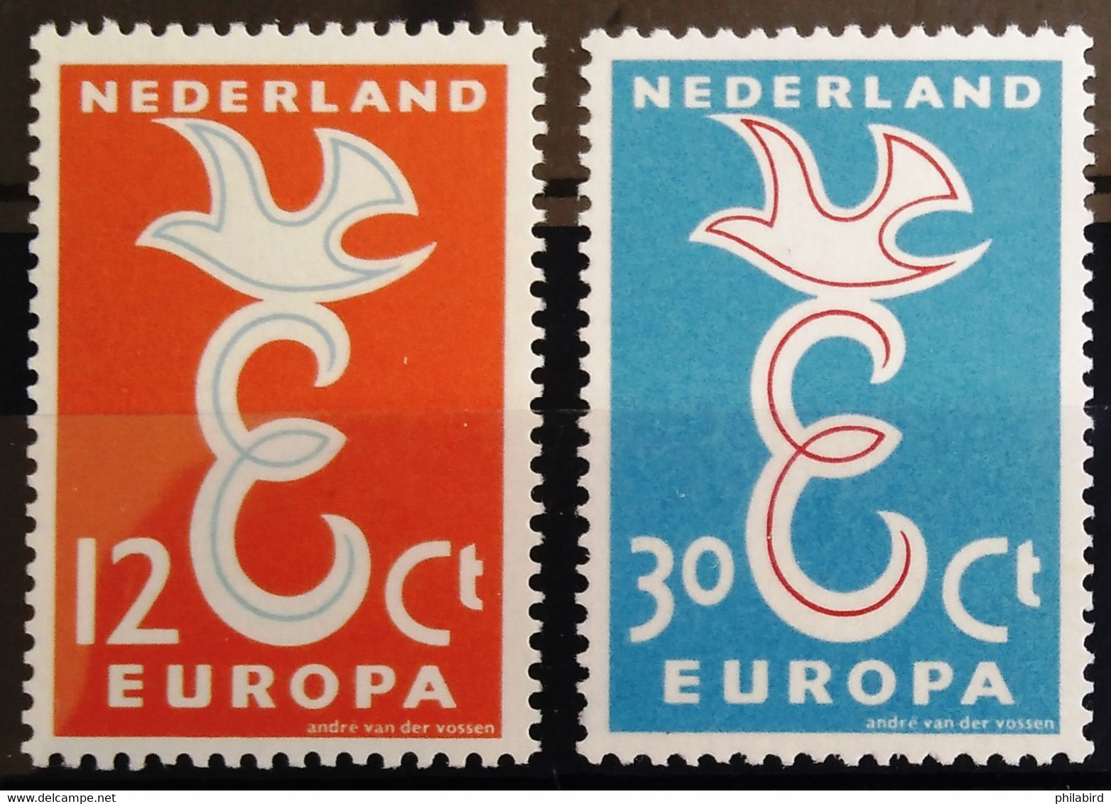 EUROPA 1958 - PAYS-BAS                 N° 691/692                       NEUF** Et NEUF* - 1958