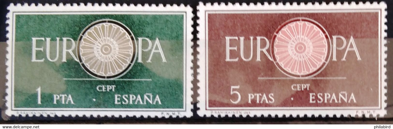 EUROPA 1960 - ESPAGNE                    N° 975/976                       NEUF** - 1960