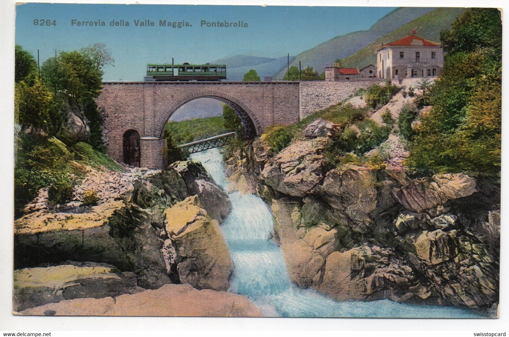 PONTEBROLLA Bahn Ferrovia Della Valle Maggia - Maggia
